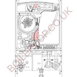 87161069400 - WORCESTER - Greenstar RI - Greenstar 15 RI HE - Flue Tube - Lower